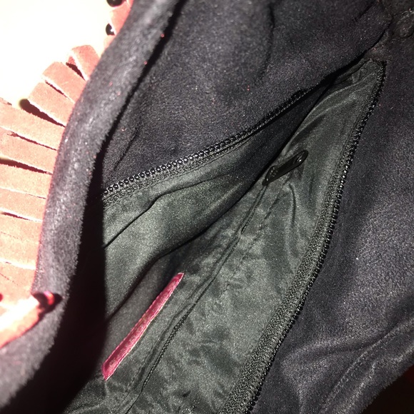 Bohemian Suede Fringe Bag - Picture 4 of 8